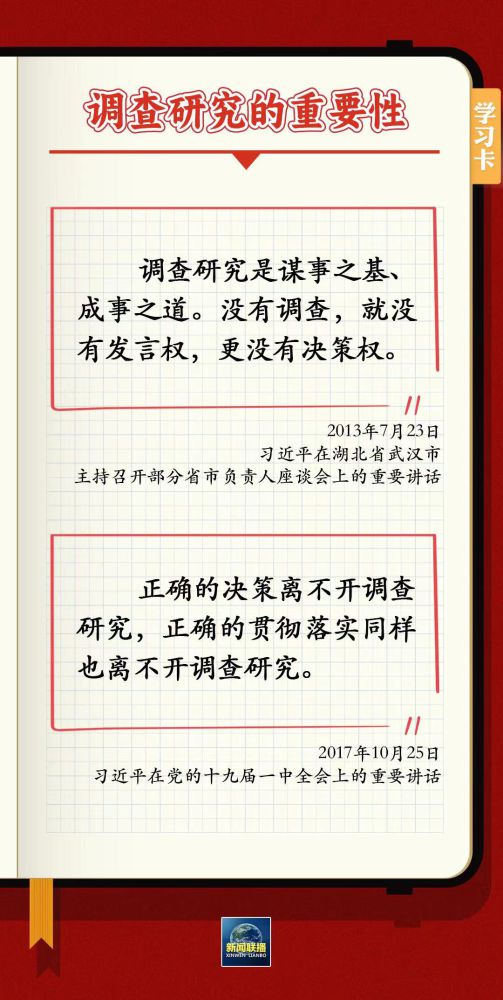 學(xué)習卡丨如何深入調(diào)查研究？跟總書記學(xué)習“五字訣”